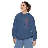 Hoodie Ultra Ombre — Koi Nocturne — Édition Bleue