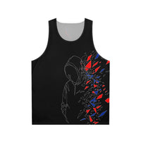 Ultra Ombre Tank Top — Silhouette Fracturée