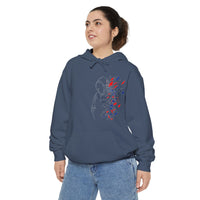 Hoodie Ultra Ombre — Koi Nocturne — Édition Bleue