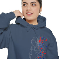 Hoodie Ultra Ombre — Koi Nocturne — Édition Bleue
