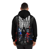 Ultra Ombre Cityscape Hoodie — Urban Night Graphic Pullover